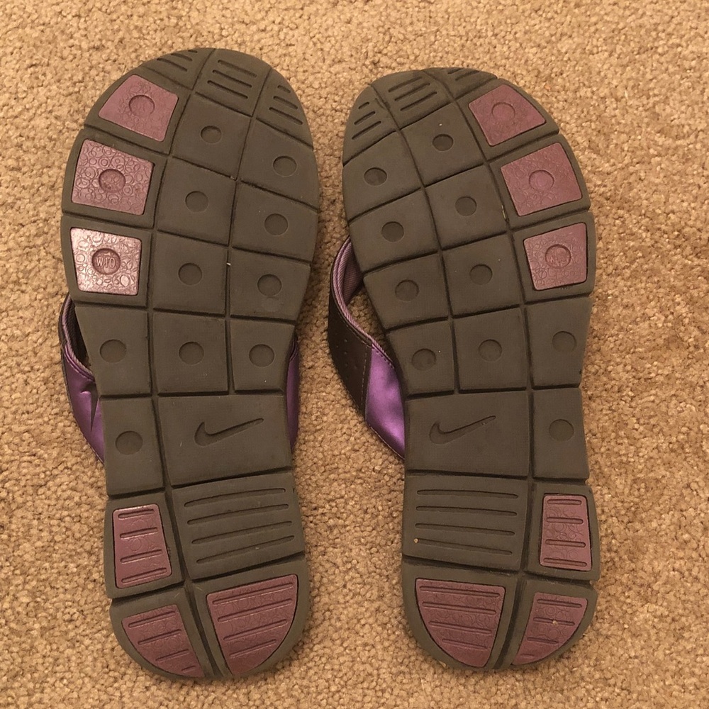 Nike Women's Sandals in Purple and Brown - Picture 5 of 5